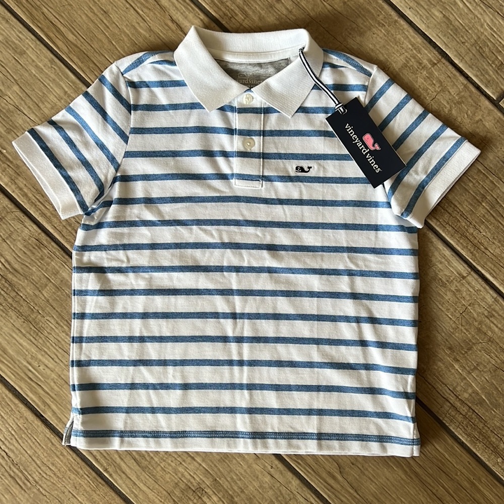 Vineyard polo boys size 7